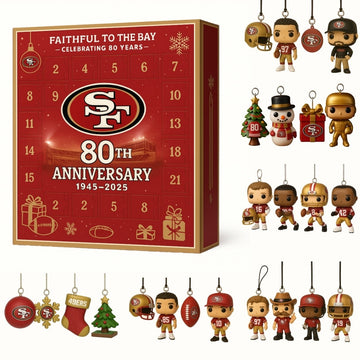 San Francisco 49ers 80th Anniversary 2025 Advent Calendar