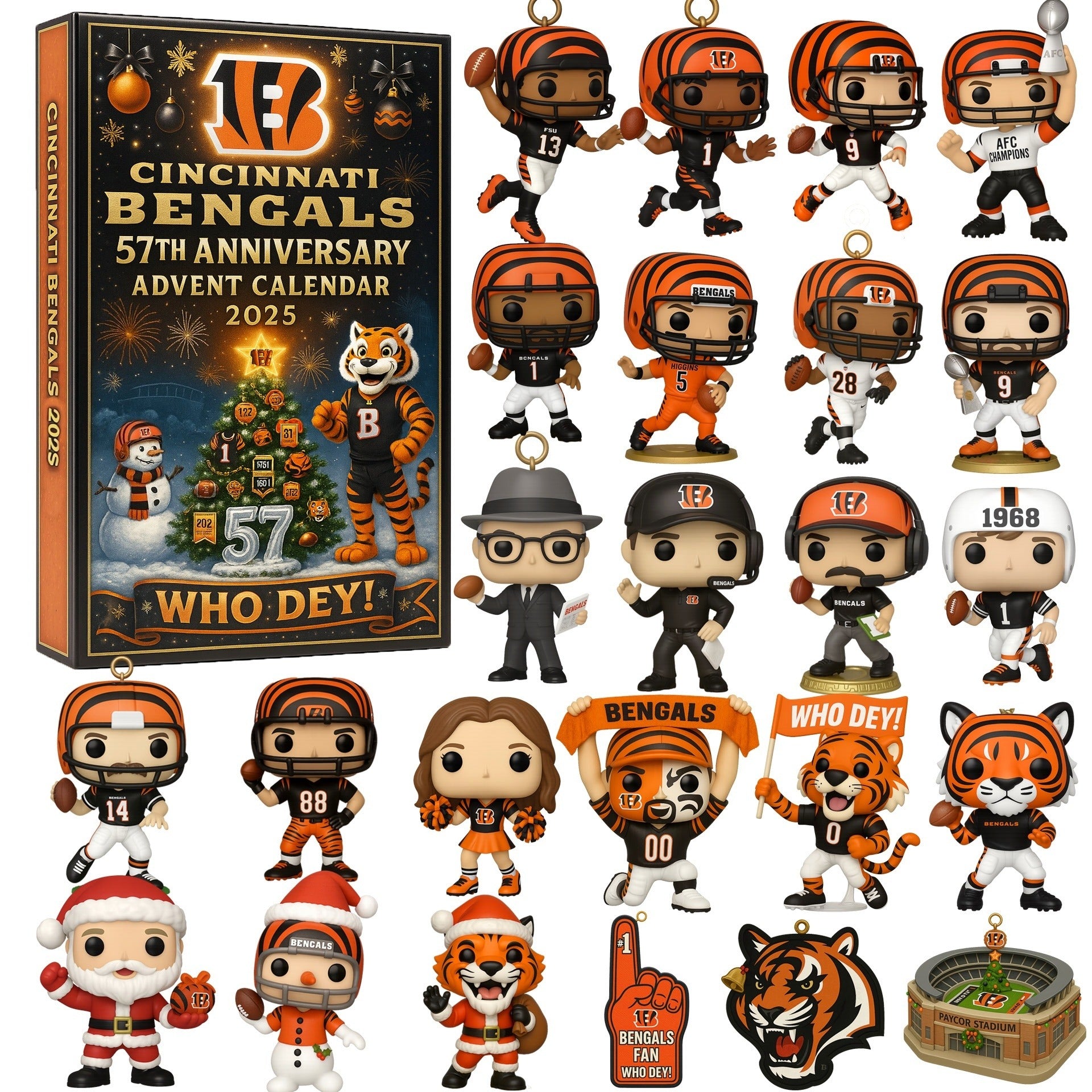 Cincinnati Bengals 57th Anniversary 2025 Advent Calendar