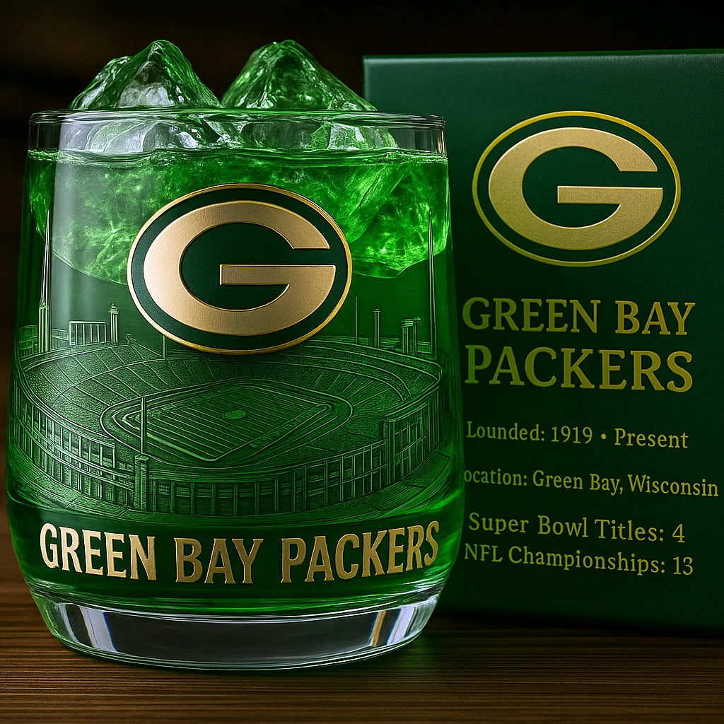Green Bay Packers Commemorative Whiskey Glass