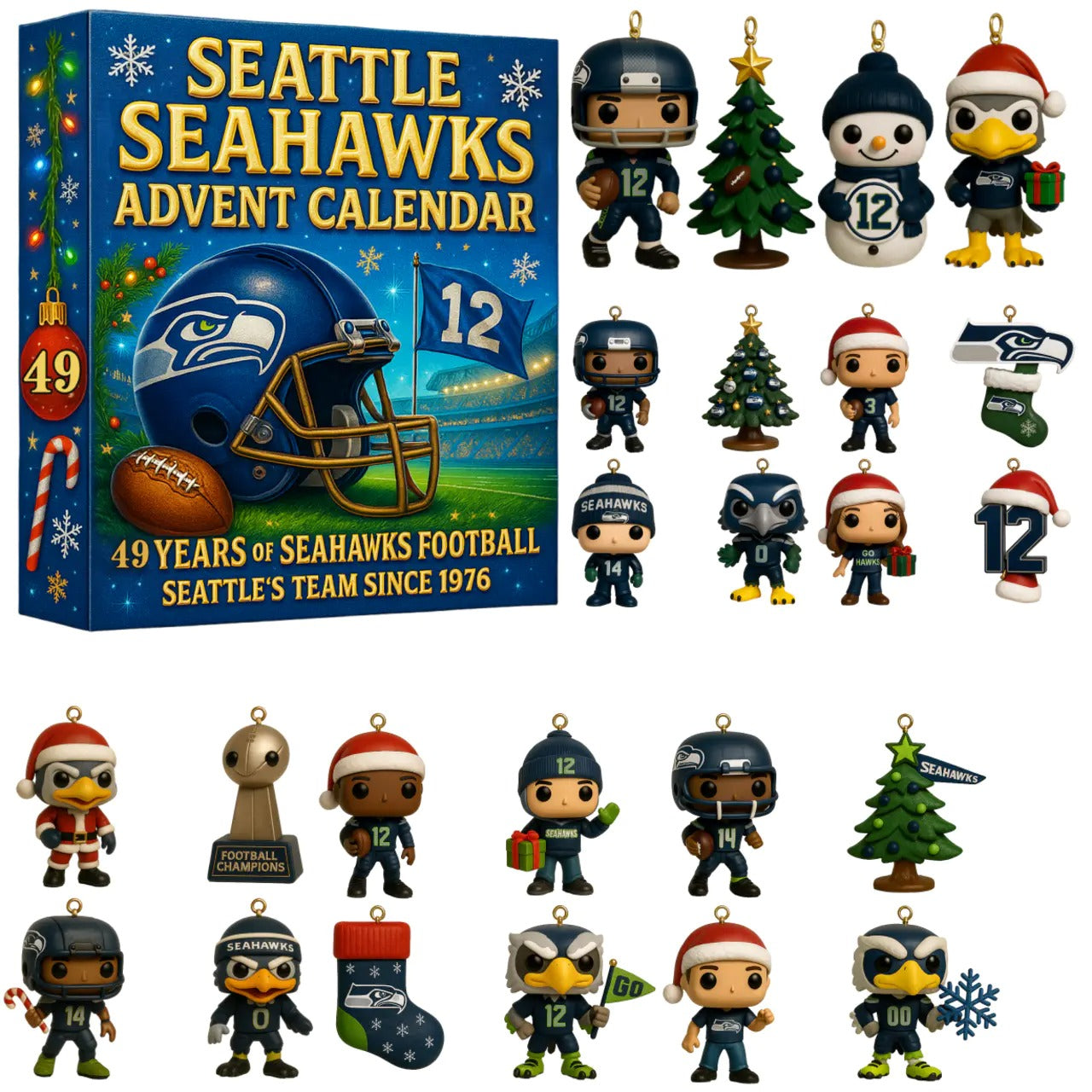 Seattle Seahawks 2025 Advent Calendar