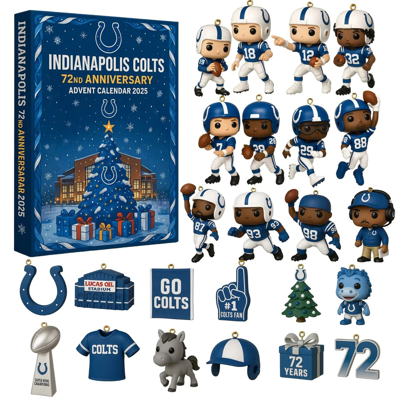 Indianapolis Colts 72nd Anniversary 2025 Advent Calendar