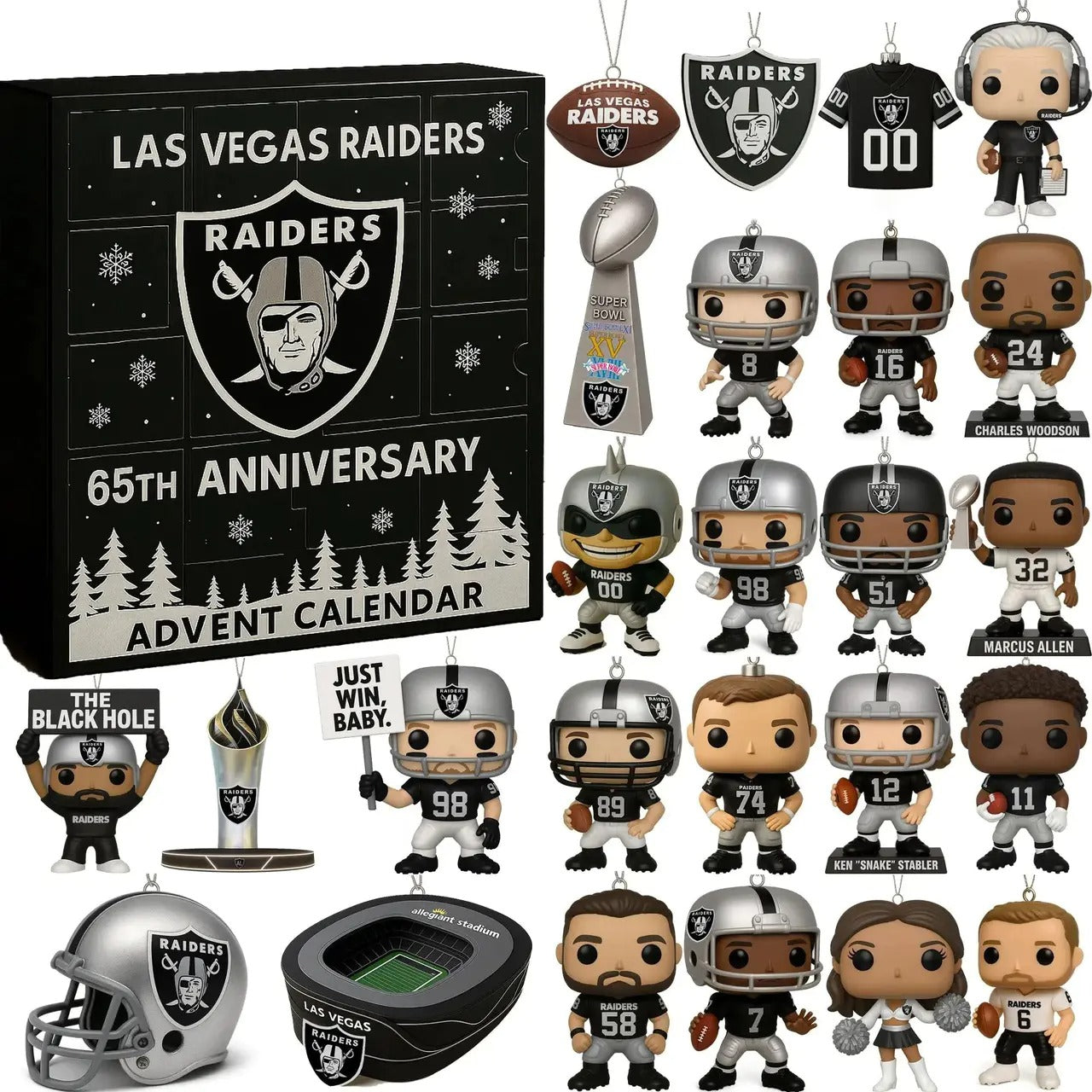 Las Vegas Raiders 65th Anniversary 2025 Advent Calendar