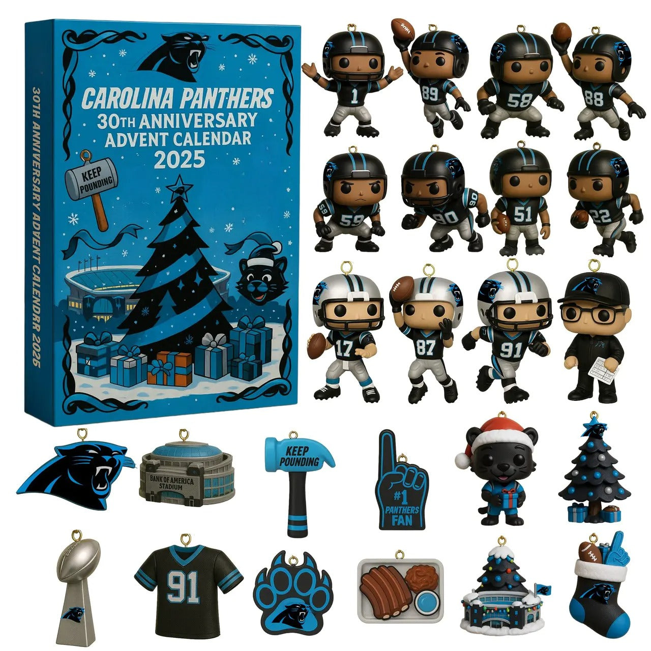 Carolina Panthers 30th Anniversary 2025 Advent Calendar